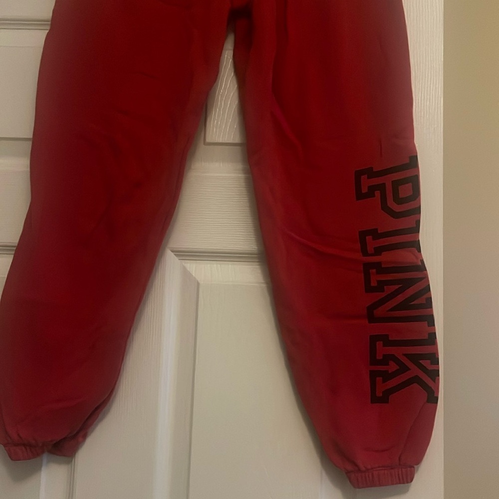 Red PINK joggers